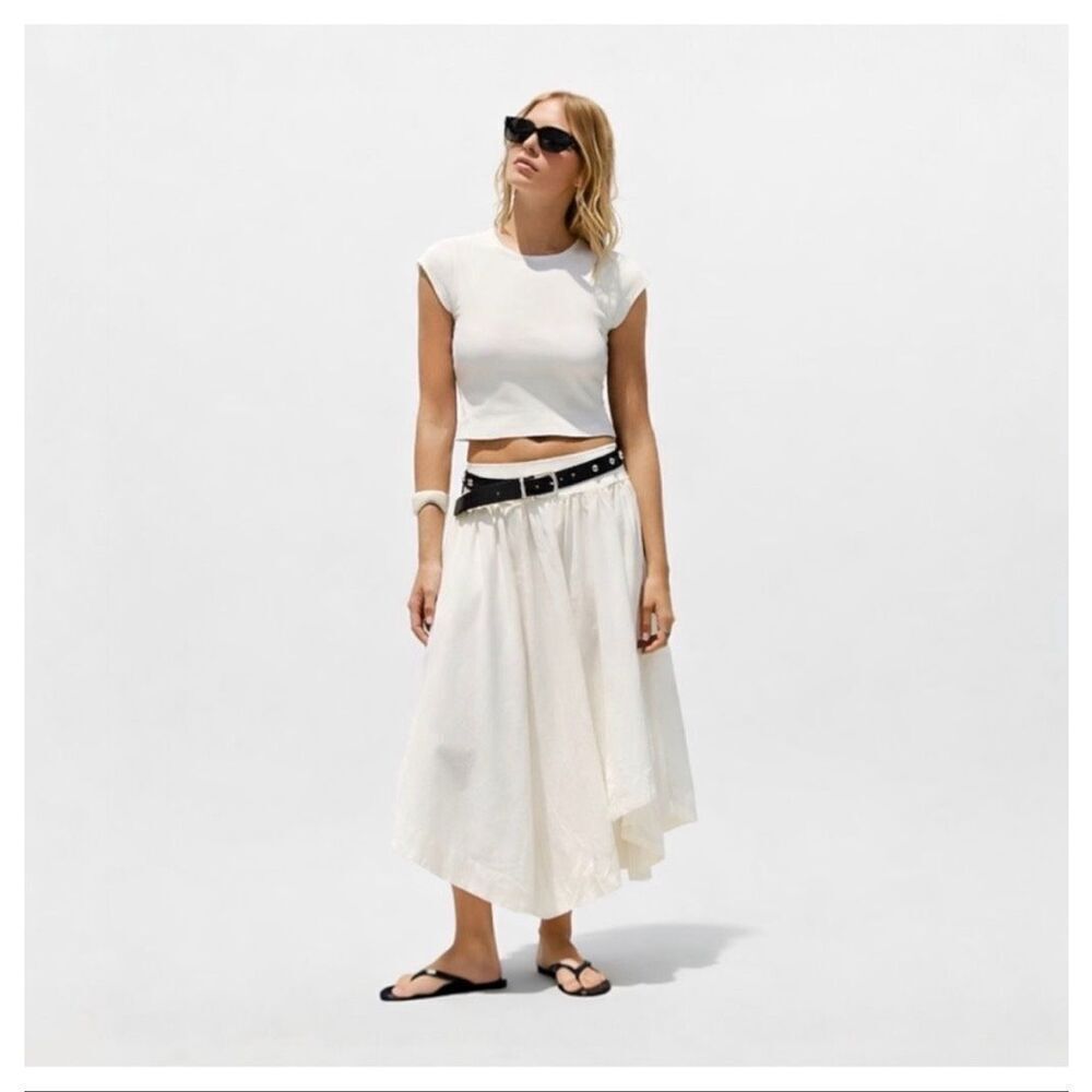 Free People Free-est Annette MIDI Cotton skirt size medium